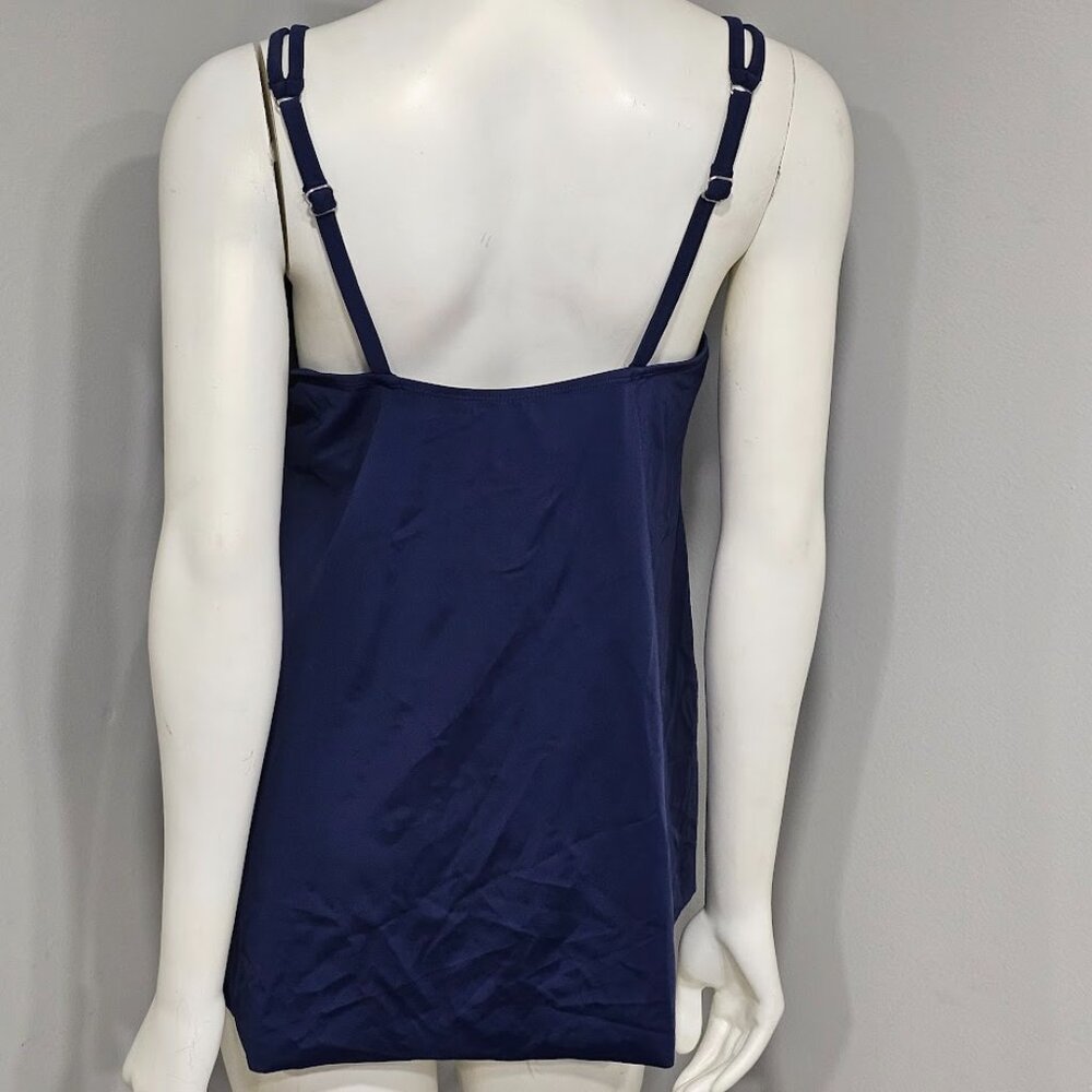 Swim Solutions Midnight Princess High-Low Tankini Top - Picture 4 of 10